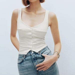 Reformation Donna Knit Tank